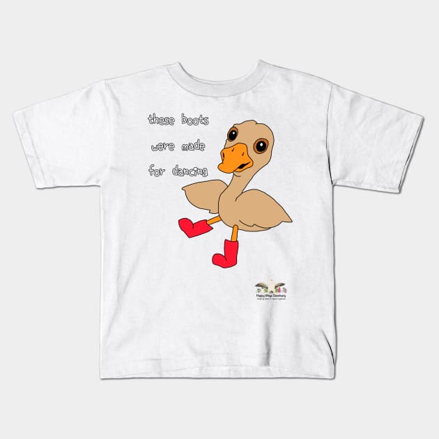 HWS SASSY COLLECTION! - TOULOUSE GOOSE Kids T-Shirt by HappyWings